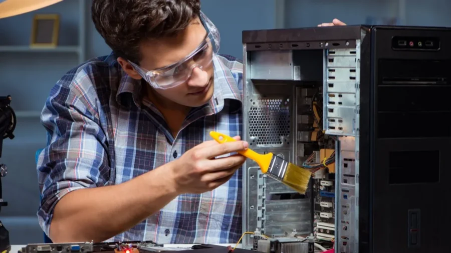 Limpieza y mantenimiento de computadora
